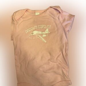 6-12M bodysuit cute daddy’s copilot